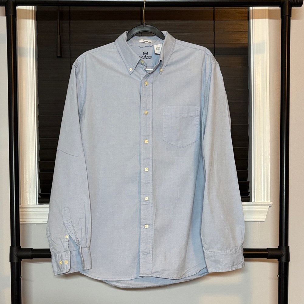 GAP 1969 Light Blue Oxford Shirt